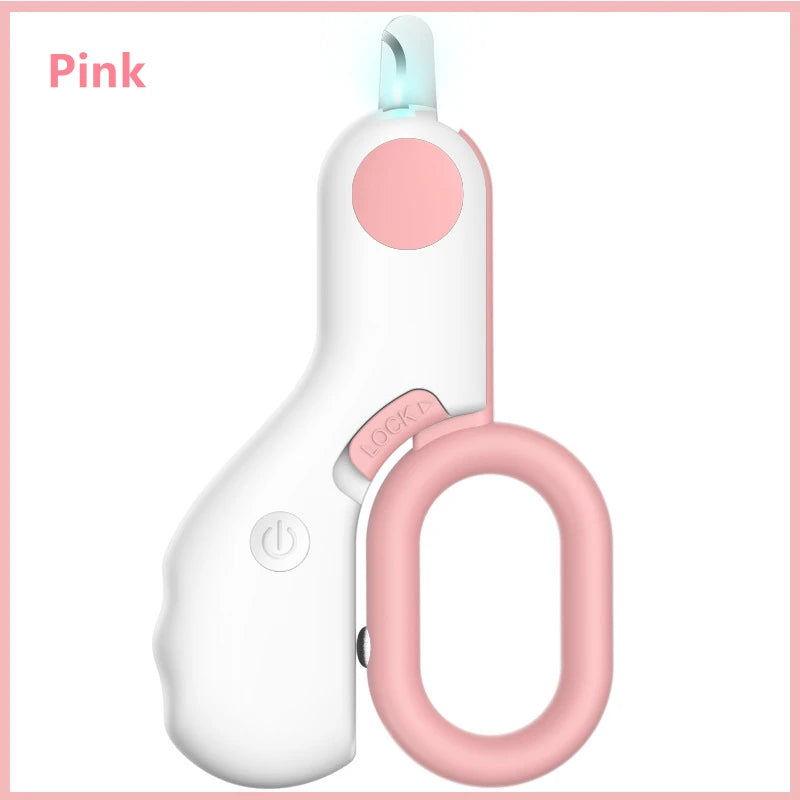 Professional Cat Nail Clipper Cat Cutter With LED Light Pet Nail Clipper for Dog Grooming Claw Scissors Care Tools Pet Products