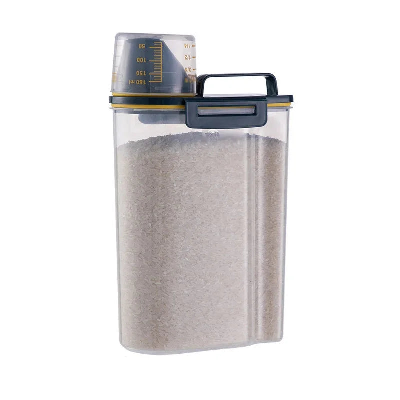Pet Food Storage Container Airtight Seal – Large Capacity BPA-Free Bin with Scoop, Durable & Stylish for Dogs Cats