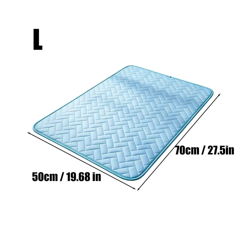Summer Pet Mat Cooling Dog Pad For Dogs Cat Blanket Sofa Breathable Pet Bed Washable Self Cooling Cat Ice Pad Pet Supplies