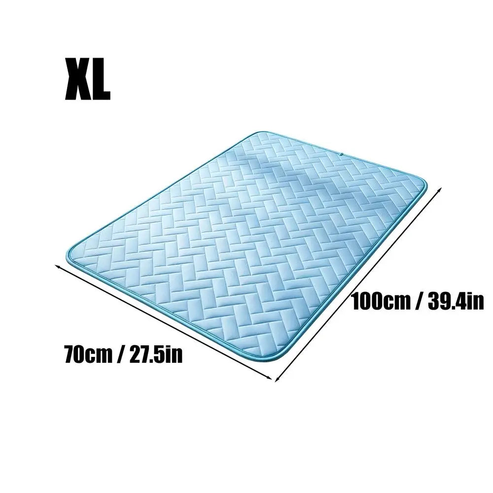 Summer Pet Mat Cooling Dog Pad For Dogs Cat Blanket Sofa Breathable Pet Bed Washable Self Cooling Cat Ice Pad Pet Supplies