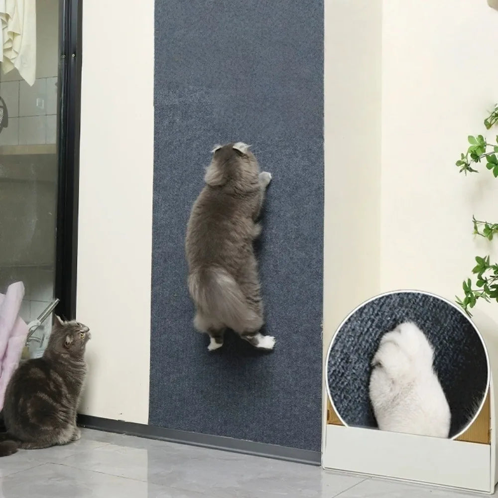 Trimmable Self-Adhesive Carpet Pad Non-woven Fabrics Anti Cat Scratch Mat Cat Scratcher Sofa Protector Multi-purpose Pet Supply