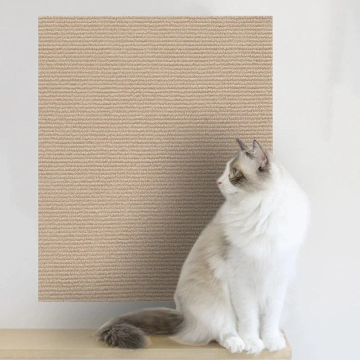 Trimmable Self-Adhesive Carpet Pad Non-woven Fabrics Anti Cat Scratch Mat Cat Scratcher Sofa Protector Multi-purpose Pet Supply