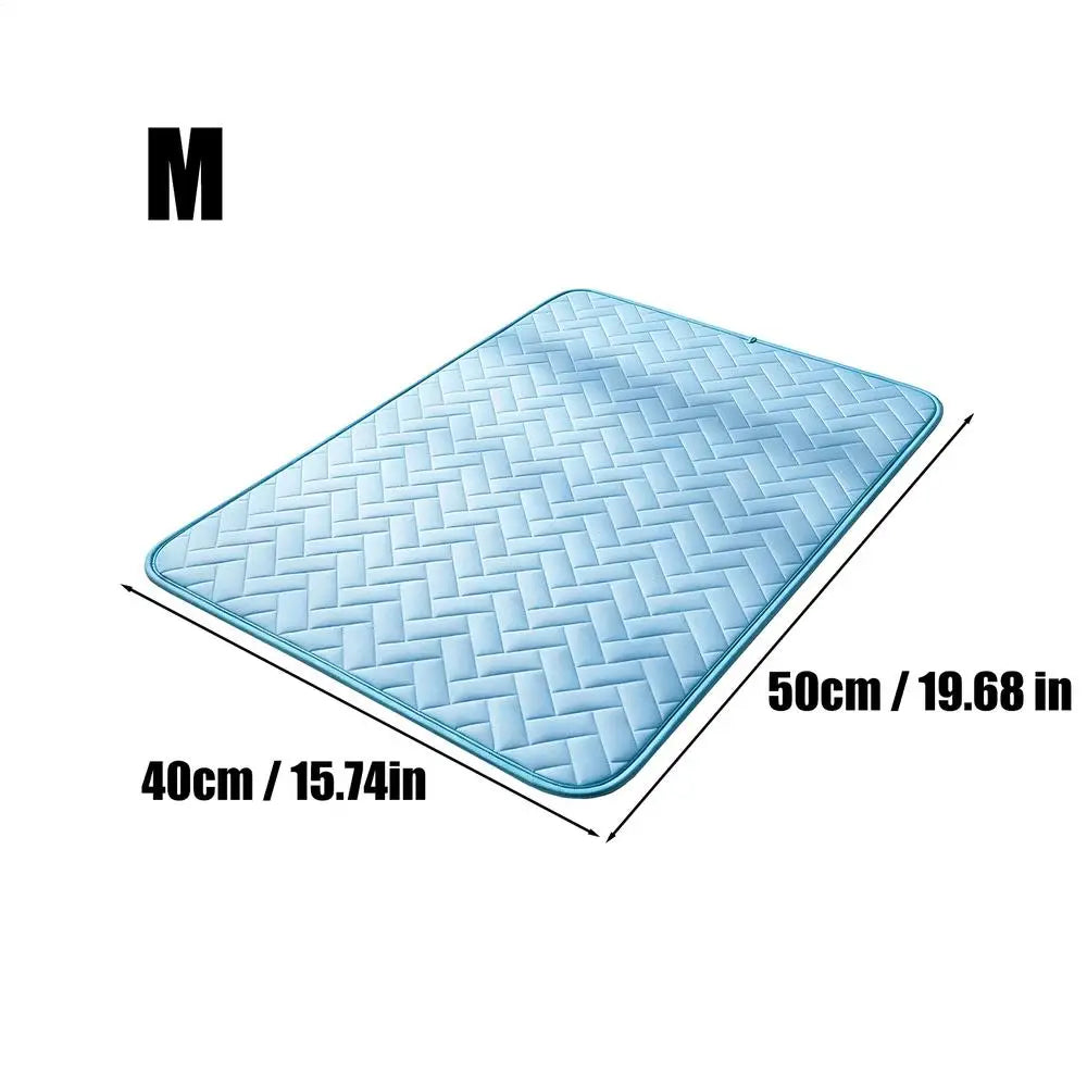Summer Pet Mat Cooling Dog Pad For Dogs Cat Blanket Sofa Breathable Pet Bed Washable Self Cooling Cat Ice Pad Pet Supplies