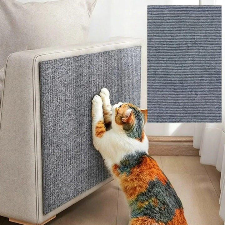 Trimmable Self-Adhesive Carpet Pad Non-woven Fabrics Anti Cat Scratch Mat Cat Scratcher Sofa Protector Multi-purpose Pet Supply