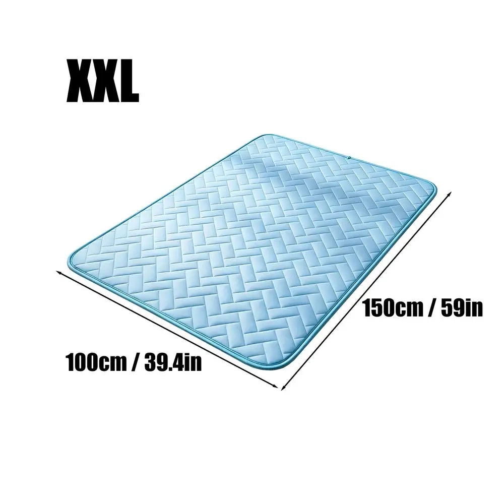Summer Pet Mat Cooling Dog Pad For Dogs Cat Blanket Sofa Breathable Pet Bed Washable Self Cooling Cat Ice Pad Pet Supplies