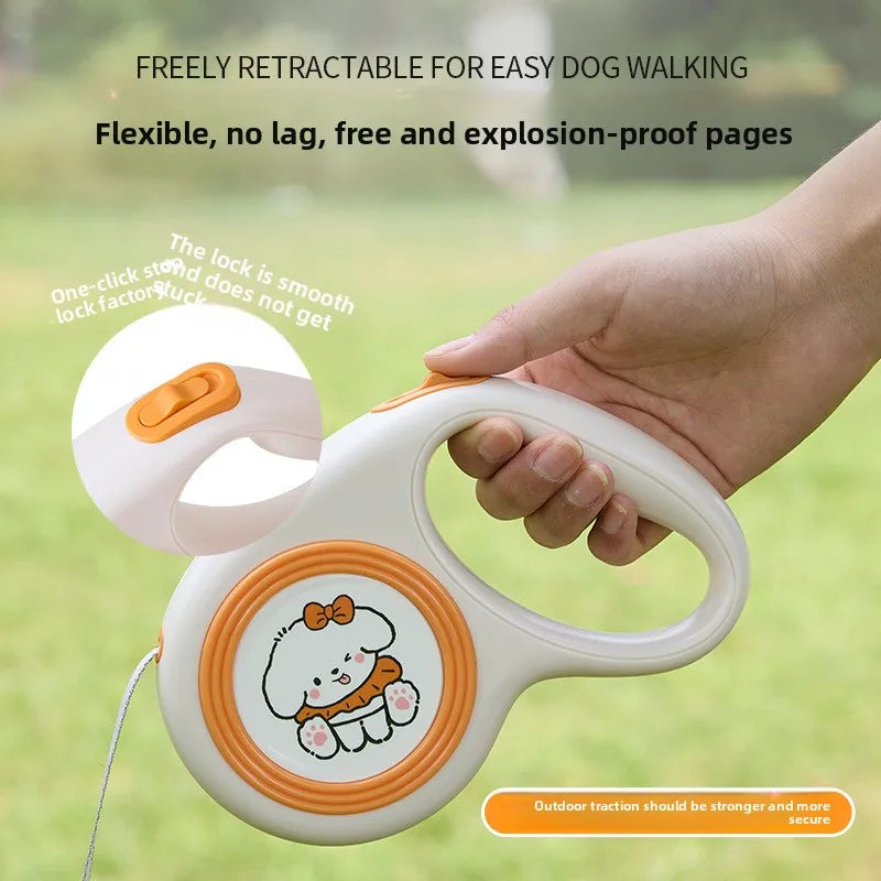 3M 5M Retractable Dog Leash Pet Leash Traction Rope Reflective Belt Automatic Flexible Leash For Small Medium Large Dog Product