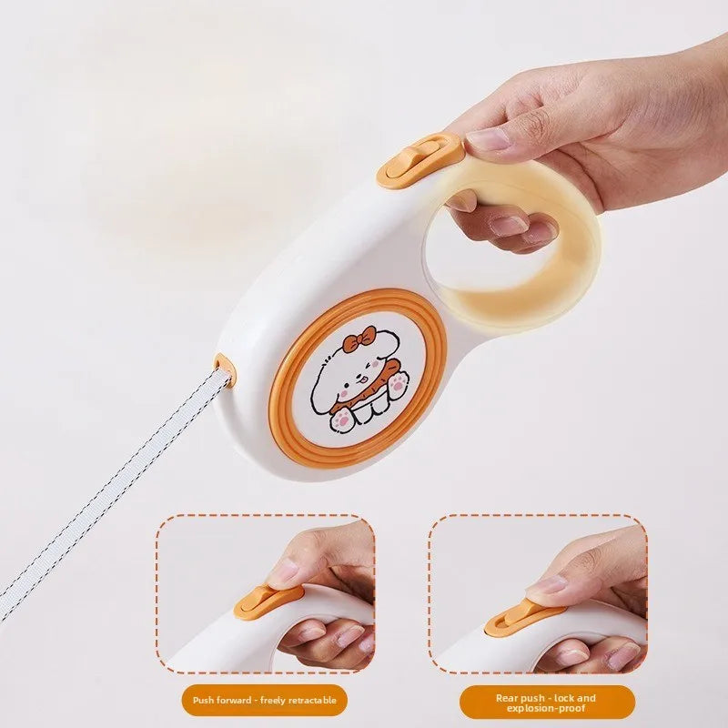 3M 5M Retractable Dog Leash Pet Leash Traction Rope Reflective Belt Automatic Flexible Leash For Small Medium Large Dog Product