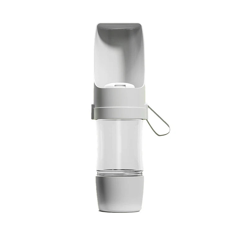 Pet Travel Water Bottle Portable with Food Container Foldable 2in1 Pet Outdoor Bowl Puppy Dog Cat Travel Drinking Food Feeder