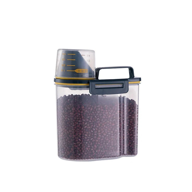 Pet Food Storage Container Airtight Seal – Large Capacity BPA-Free Bin with Scoop, Durable & Stylish for Dogs Cats